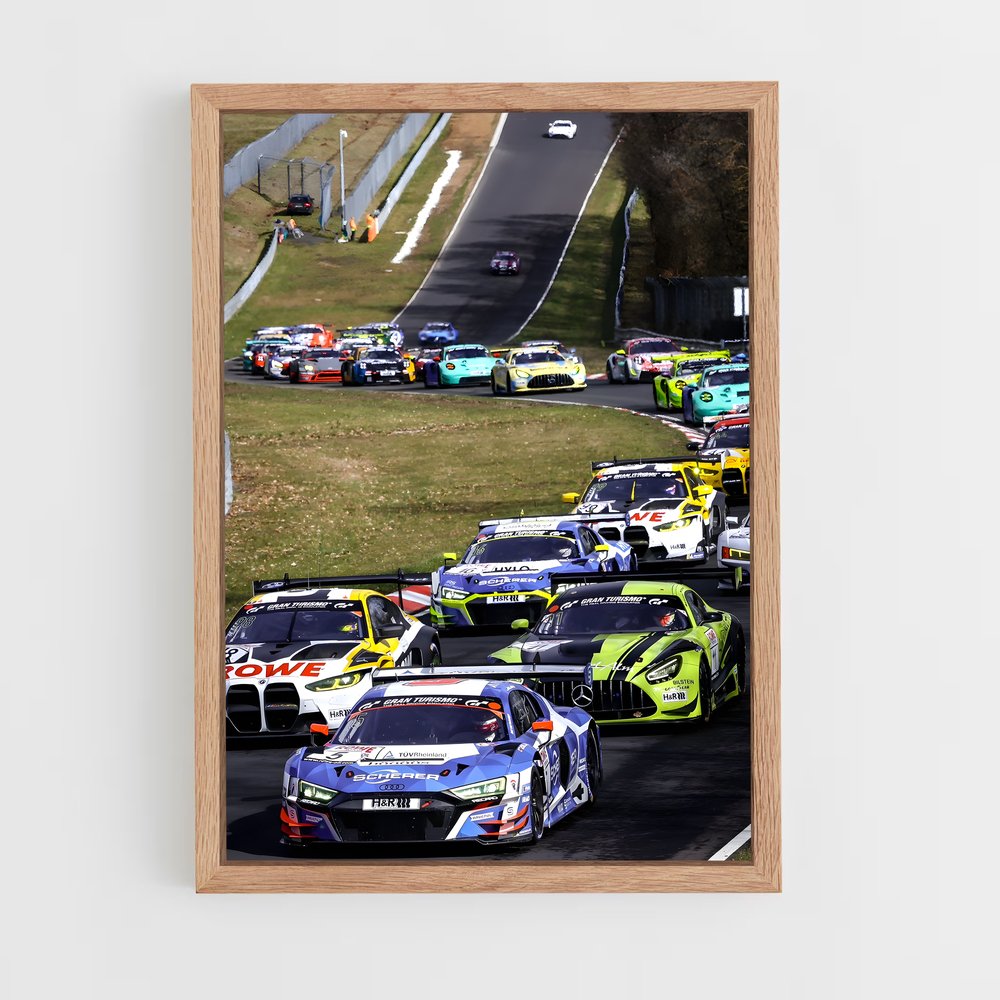 Poster magnifique Le Mans – affiche Moto Guzzi (vue 4)
